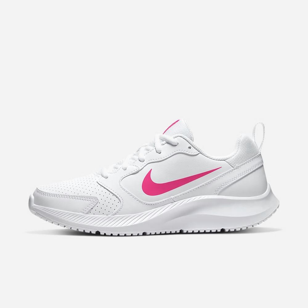 Chaussure De Running Nike Todos RN Blanche 5927-038 White/Hyper Pink Femme | IVD-06265994